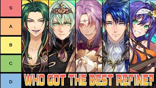 WHO GOT THE BEST REFINE Legendary Sigurd Byleth Fallen Lyon amp more analysis  Fire Emblem Heroes [upl. by Nnairrehs]