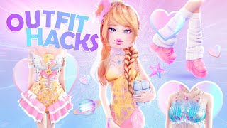 10 NONVIP OUTFIT HACKS To Use In DRESS To IMPRESS ROBLOX [upl. by Pozzy]