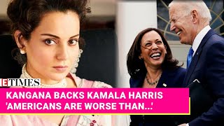 Kangana Ranaut Calls Out Sexism Defends Kamala Harris Amid Online Attacks [upl. by O'Toole918]