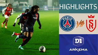 PSG vs Reims Womens Division 1 Highlights  Match Day 4 [upl. by Naitsabas875]