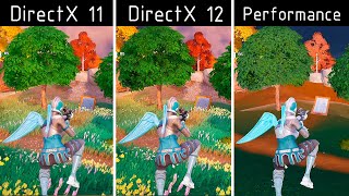 Fortnite Chapter 4 Season 3  DirectX 11 vs DirectX 12 vs Performance Mode  EPIC SETTINGS  RX 6600 [upl. by Ativ]