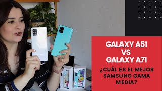 Galaxy A51 vs Galaxy A71 ¿Cuál es el mejor smartphone barato de Samsung [upl. by Atilam622]