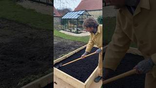 NoDig Raised Garden Bed  From Start to Planting 🌱 gardening gardeningtips nodig [upl. by Kantor]