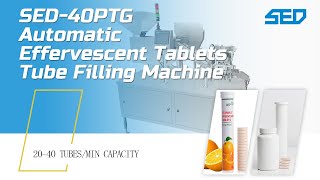 Automatic Effervescent Tablets Tube Filling Machine SED PHARMA [upl. by Anitel]