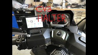 Kymco CV3 550i  Montage Original Navi  Handyhalter  DIY Tutorial [upl. by Elleryt]