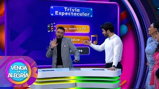 ¡Se llevaron el punto de la victoria en la Trivia Espectacular  Venga La Alegría [upl. by Aicital]