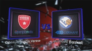 Highlights Openjobmetis Varese  Germani Basket Brescia 1° turno LBA Serie A PosteMobile [upl. by Declan]