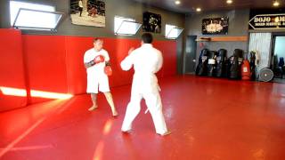 Boxing vs JiuJitsu at Dojo Americana BJJ and Self Defense in Vista CA [upl. by Neahs]