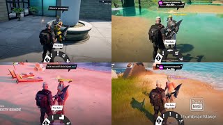 Talk to the Joneses Fortnite Challenge Tutorial Spire Quest [upl. by Cela]