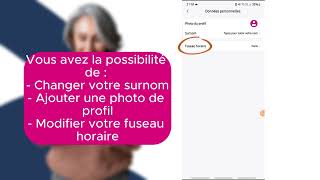 Comment modifier les informations personnelles et le profil   Tuto Application Symphonics [upl. by Knitter562]