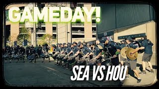 Seahawks vs Texans  Blue Thunder Drumline Gameday [upl. by Trudy86]