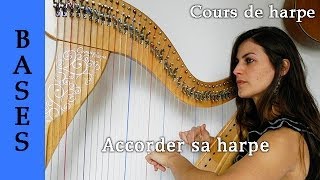 cours de harpe  tutoriel  bases n°2  accorder sa harpe par Evélina SIMON [upl. by Wyly414]