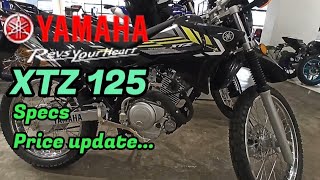 2023 Yamaha XTZ 125 Pinaka affordable Japanese Enduro motorcycle SA Pinas SpecsPrice update [upl. by Essenaj]