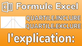 Excel  Calculer les QUARTILES  Quand utiliser les fonction QUARTILEINCLURE et QUARTILEEXCLURE [upl. by Pence]