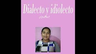 Dialecto y idiolecto [upl. by Trebliw26]