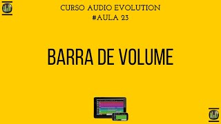 Audio Evolution  Barra de Volume  Aula 23 [upl. by Airtened]