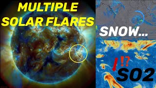 SUN Fires Multiple STRONG Solar Flares‼️ Greece 58 Earthquake‼️ Canada SNOW [upl. by Cornwell]