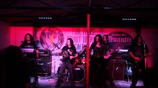 Aeon Sun  Ginnungagap Therion cover live in Quantic Pub Bucharest Romania 18122015 [upl. by Attirb]