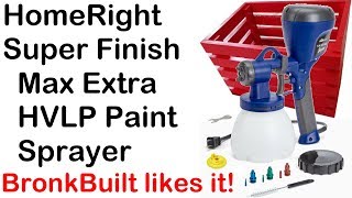 HomeRight  Super Finish Max Extra HVLP Paint Sprayer Review [upl. by Heddi]