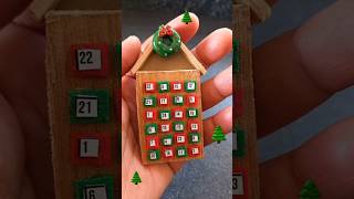 DIY Miniature Advent Calendar shorts [upl. by Ecadnarb]