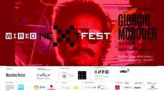 Giorgio Moroder Dj set al Wired Next Fest 2014  Wired Italia [upl. by Ydaj]