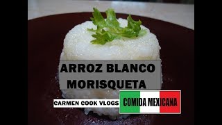 COMO HACER ARROZ NATURALMORISQUETA  CarmenCookVlogs [upl. by Anitac]