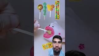 Handy eating show👄ASMR Eating show✨Emoticon candy snacks candy asmreatingshow satisfyingasmr 21 [upl. by Atekal]