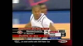 Xavier Basketball 2002 Atlantic 10 Tournament Highlights SportsCenter Clips [upl. by Emoryt217]