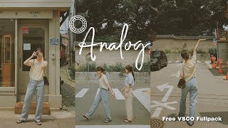 VSCO Mobile Tutorial  Cara edit foto ala selebgram  Analog filter [upl. by Yuria596]