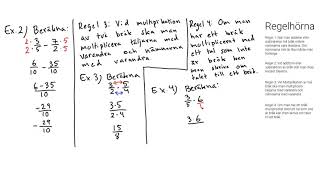 Ma1bc L2 BAS Rationella tal och bråk [upl. by Akinnor]