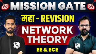 Network Theory One Shot  MAHA REVISION  EE ECE  GATE 2024 Preparation [upl. by Winer]