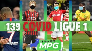 MPG  Stratégie Covid 19 en Ligue 1  La liste des 139 joueurs positifs [upl. by Kcirredal]