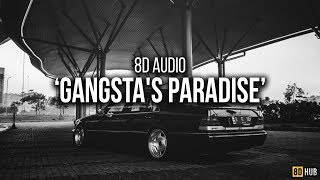 Coolio ft LV  Gangstas Paradise  8D AUDIO [upl. by Raven]