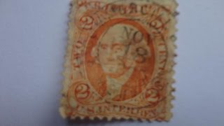 Uniquely Old USA Postage Stamp Collection [upl. by Gwendolin]