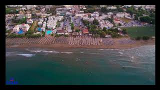 Agia Marina Beach Chania Crete [upl. by Llenrad]