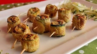 Involtini di zucchine al forno ricetta semplice e veloce [upl. by Ecreip]