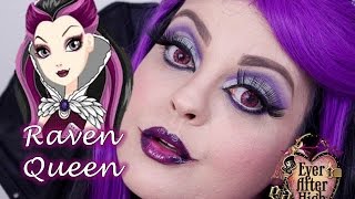 VEDA 27  EVER AFTER HIGH RAVEN QUEEN MAKEUP TUTORIAL  MAQUIAGEM ARTÍSTICA [upl. by Haceber371]