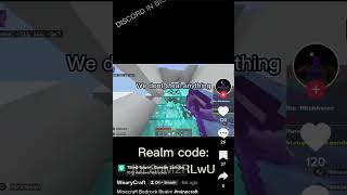 Minecraft Realm Code for Bedrock No need Permission [upl. by Dicky]