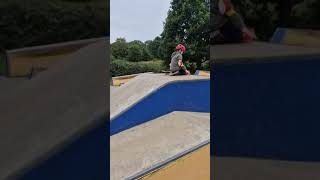 Massive drop into at potton skateboarding [upl. by Ettari]