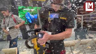 An inside look at the new top handle chainsaw from Dewalt [upl. by Doykos]