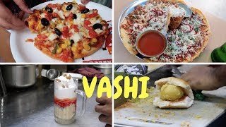 Street Food Tour In Vashi  Golmaal Dosa Basic Frankie amp Amazing Milkshake  Golgappa Girl [upl. by Attenohs]