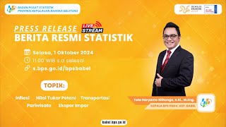 Berita Resmi Statistik BRS BPS Provinsi Kepulauan Bangka Belitung [upl. by Saree775]