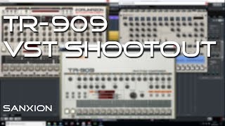 TR909 VST Shootout  Roland AudioRealism D16 which is best if any   Sanxion Studio [upl. by Aineval591]