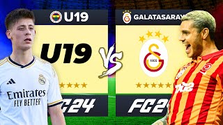 DÜNYANIN EN İYİ U19 TAKIMI vs GALATASARAY  FC 24 ALLSTAR KAPIŞMASI  KARİYER MODU [upl. by Ssegrub52]