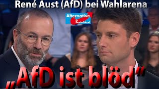 Wie René Aust AfD Manfred Weber CSU auflaufen ließ [upl. by Leahey]