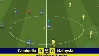 CAMBODIA VS MALAYSIA  ASEAN CUP 2024 LIVE [upl. by Yeliah]