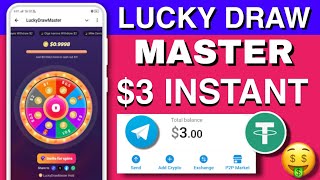 Lucky Draw Master  Lucky Draw Master Telegram Bot  Lucky Draw Master Withdrawal Proof [upl. by Ema]