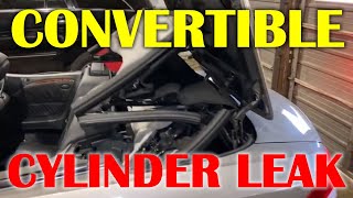 CLK ConvertibleTop LeakCLK 350 ConvertibleCLK500 Convertible ProblemsCLK Cylinder Leak LocationS [upl. by Callie]