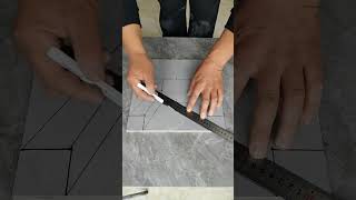 Professional tiling tile laying tiling techniques floor tile layout method [upl. by Prussian]