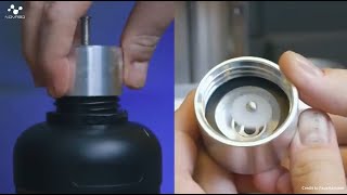 NOVA3D Whale3 Series How to Install the Autofeeding Bottle Cap [upl. by Ayo]